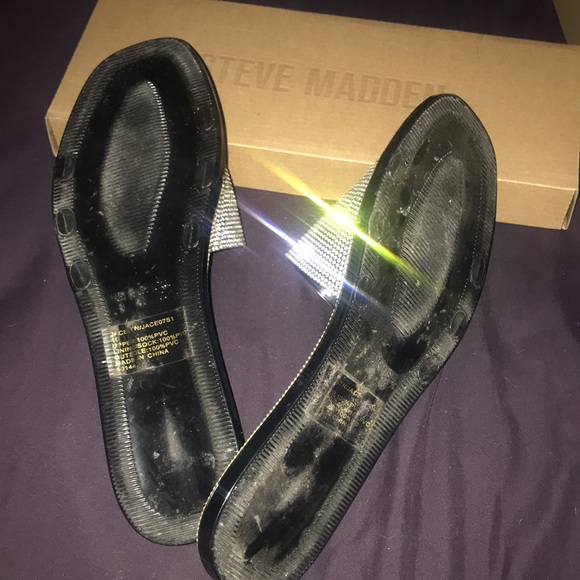 Steve Madden rhinestone sandals - Picture 3 of 3